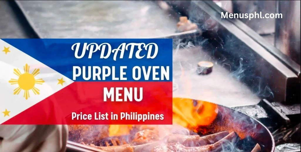 PURPLE OVEN MENU